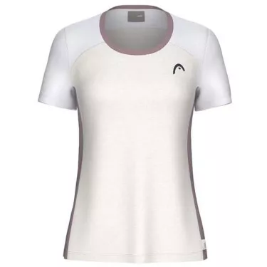 Head Petite Play Damen Tennis-T-Shirt Wei&szlig;