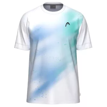 Head TopSpin Herren T-Shirt Wei&szlig; / T&uuml;rkis