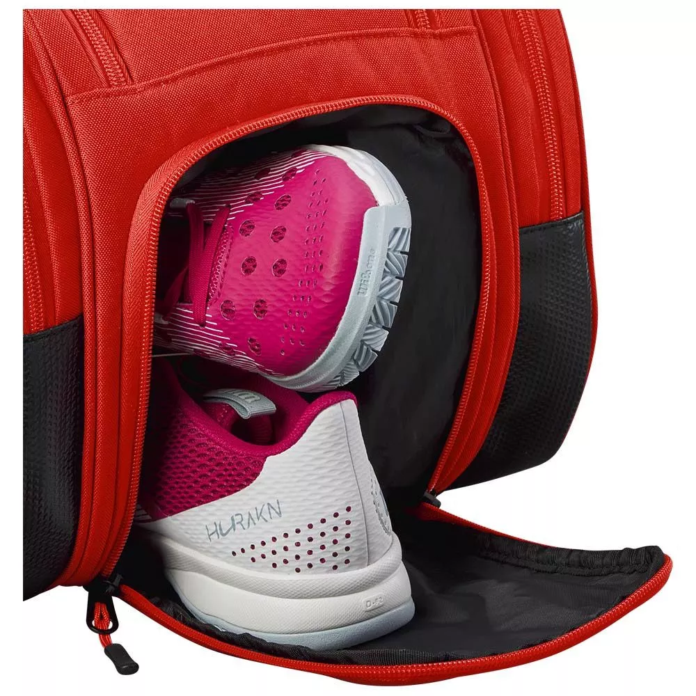 Wilson Tour Padel Padeltasche Rot / Schwarz