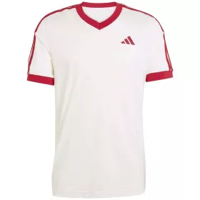 Adidas Tennis Classics T-Shirt Wei&szlig; / Rot