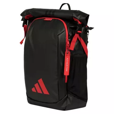 Adidas Multigame 2026 Padel-Rucksack Schwarz / Rot Ale Gal&aacute;n