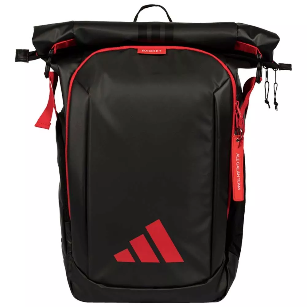 Adidas Multigame 2026 Padel-Rucksack Schwarz / Rot Ale Gal&aacute;n