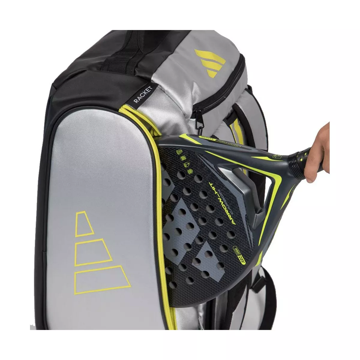 Adidas Tour 2026 Padeltasche Grau / Schwarz