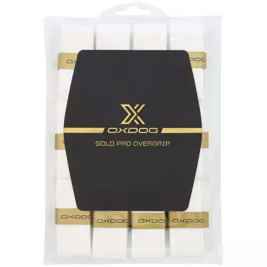 Oxdog Gold Pro Overgrip Wei&szlig; 12er-Pack