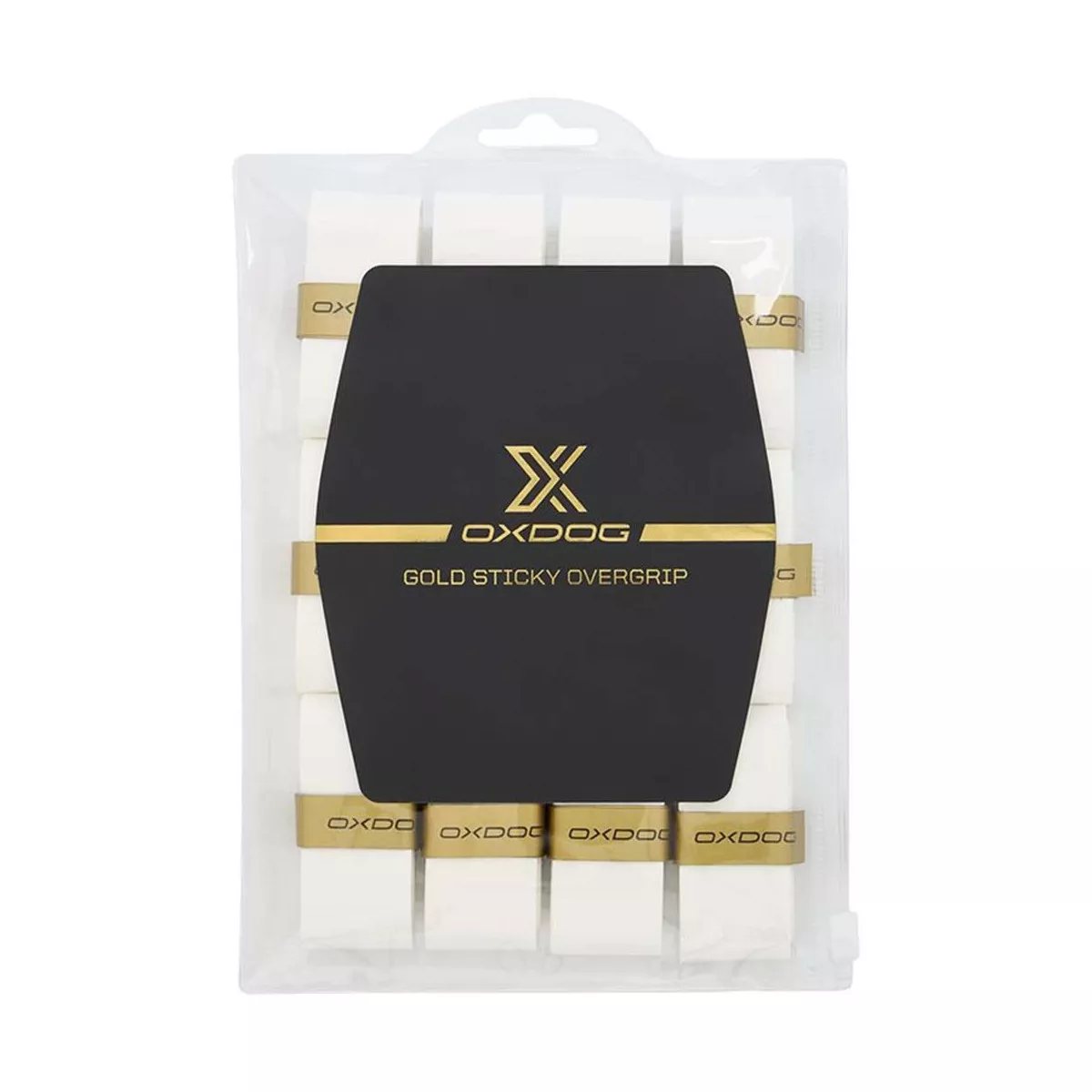 Oxdog Gold Sticky Overgrip Wei&szlig; 12er-Pack