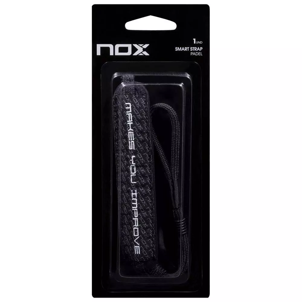 Nox SmartStrap Luxury Padel Handgelenkschlaufe Schwarz