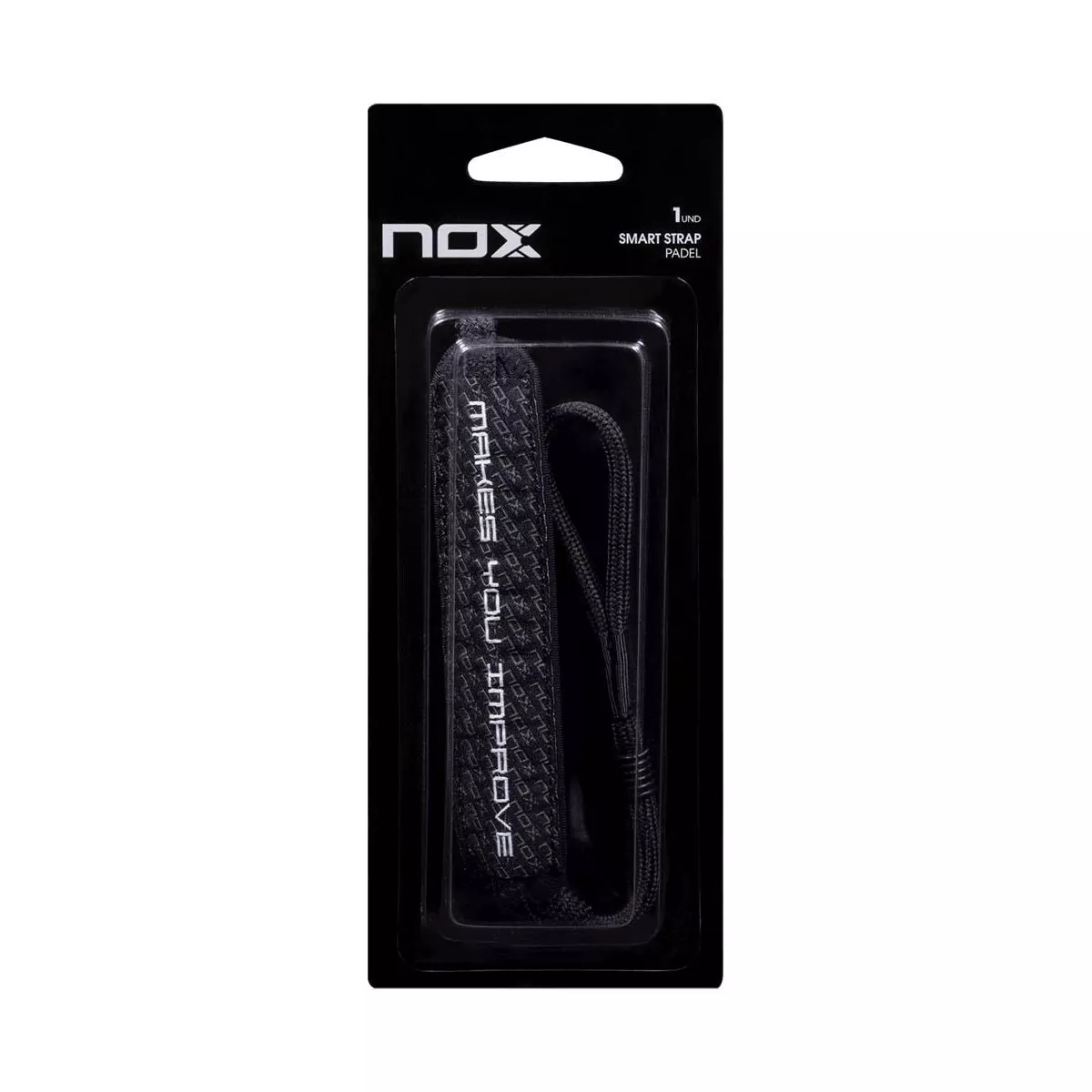 Nox SmartStrap Luxury Padel Handgelenkschlaufe Schwarz