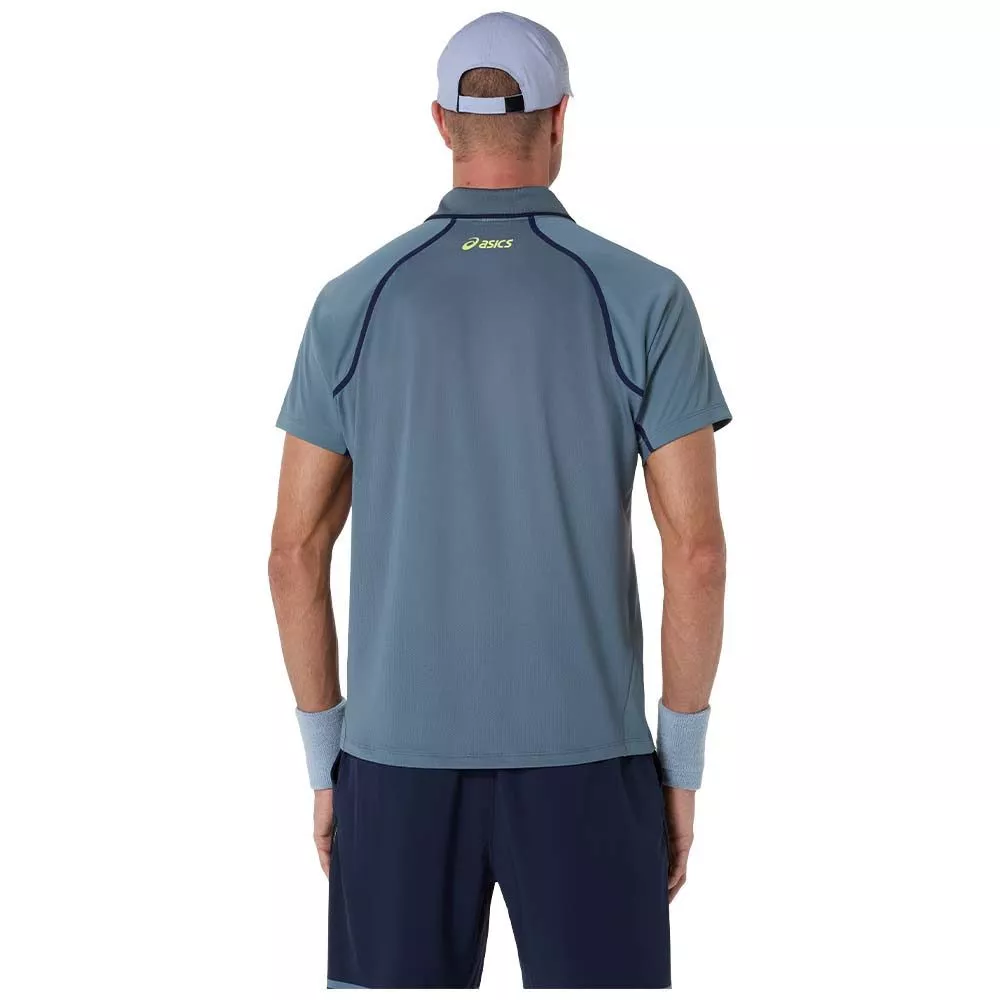 Asics Match SS Poloshirt Grau