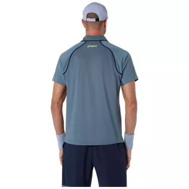 Asics Match SS Poloshirt Grau