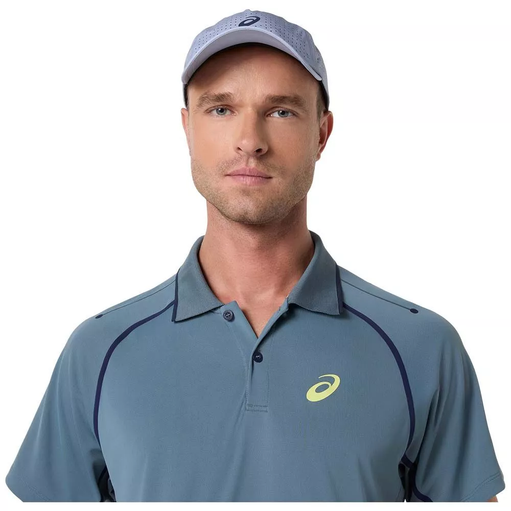 Asics Match SS Poloshirt Grau