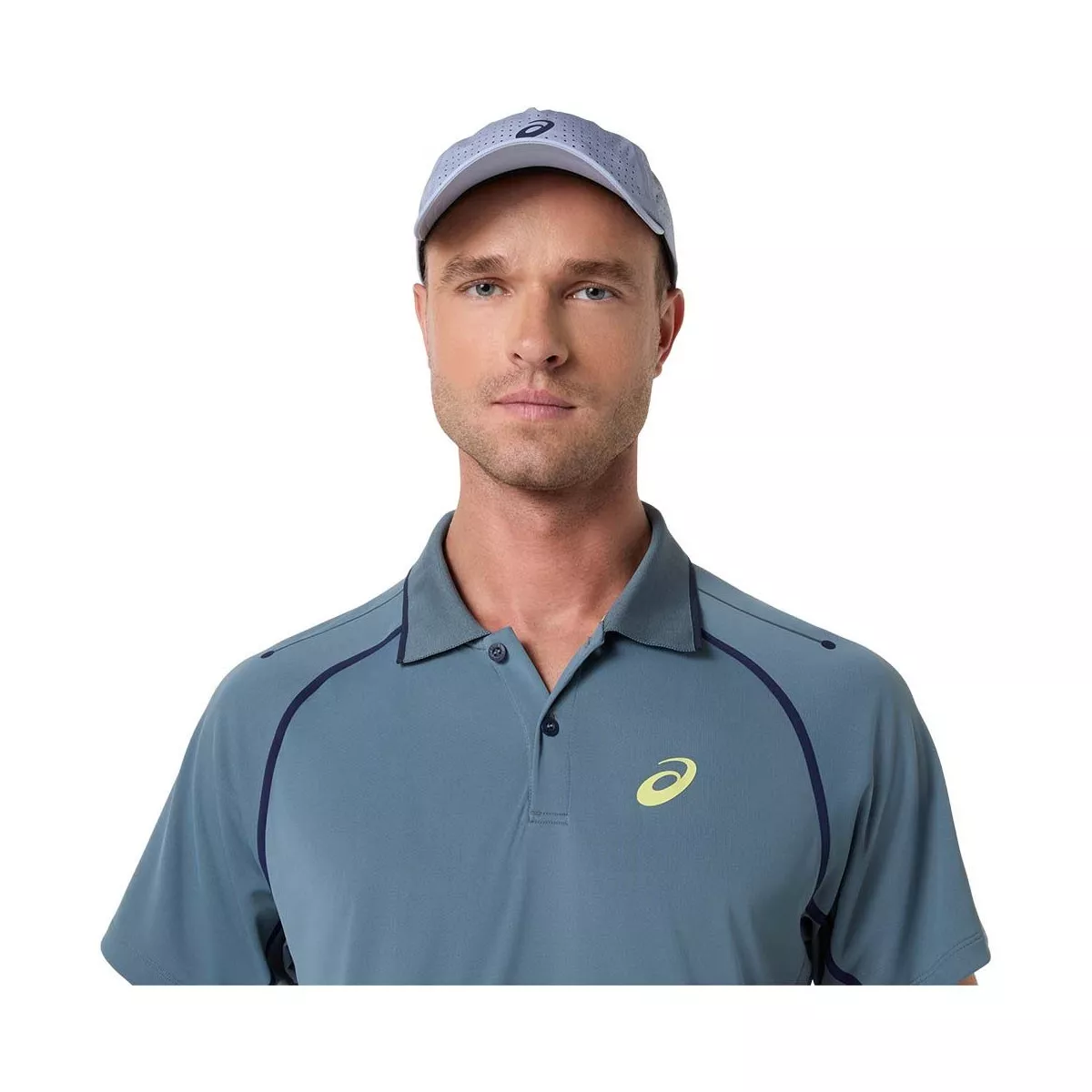 Asics Match SS Poloshirt Grau