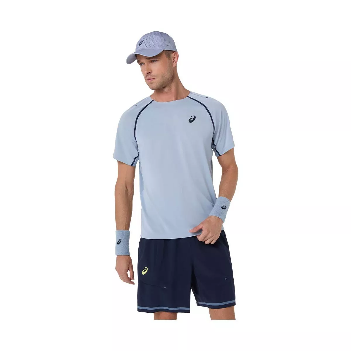 Asics Match SS T-Shirt Graublau