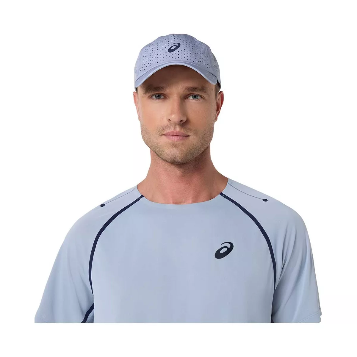 Asics Match SS T-Shirt Graublau