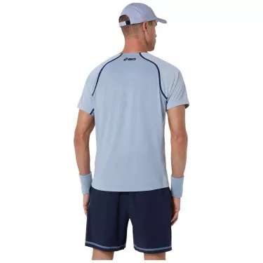 Asics Match SS T-Shirt Graublau