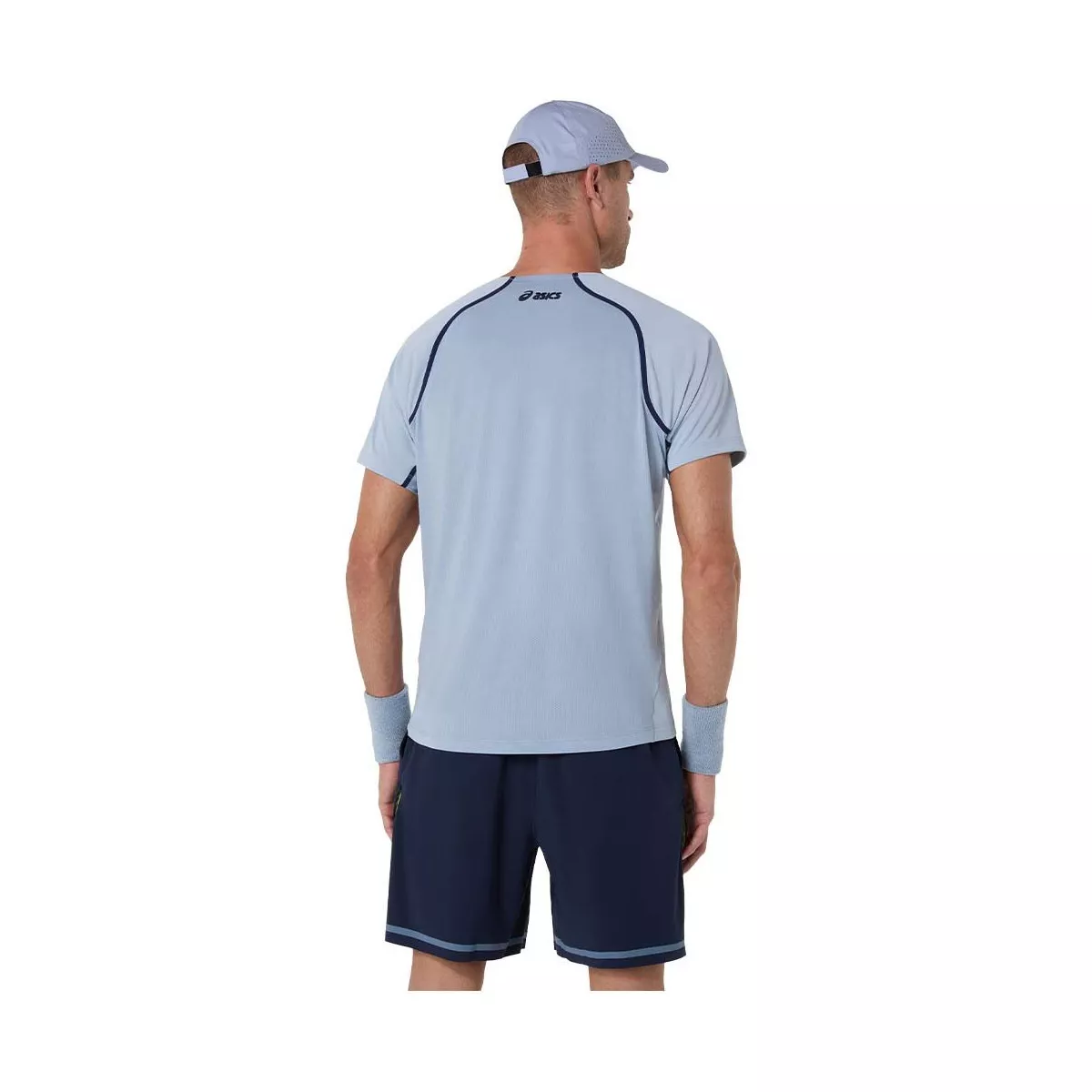 Asics Match SS T-Shirt Graublau