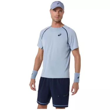 Asics Match SS T-Shirt Graublau