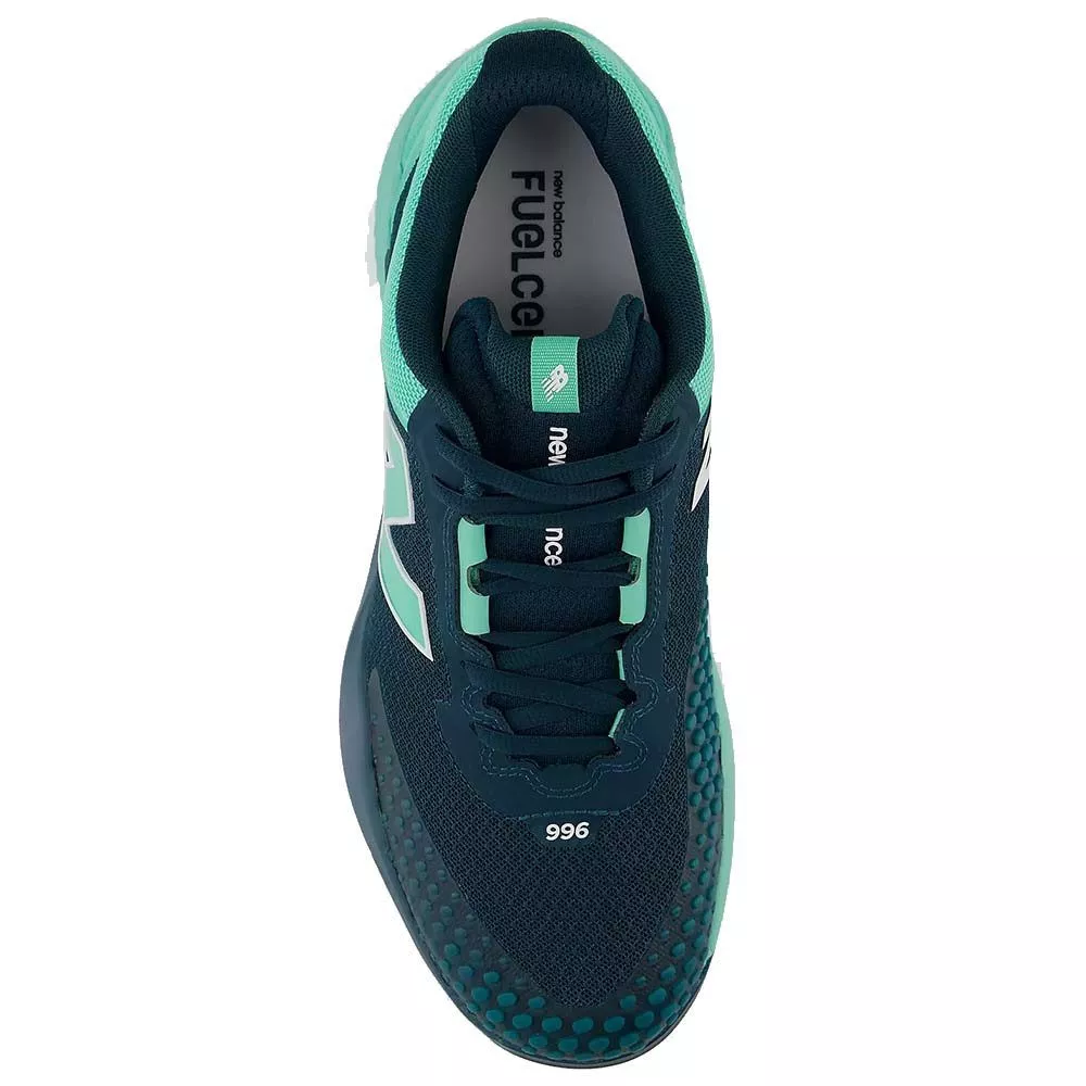 New Balance FuelCell 996 v6 Tennisschuhe Sandplatz Dunkelgr&uuml;n / Gr&uuml;n