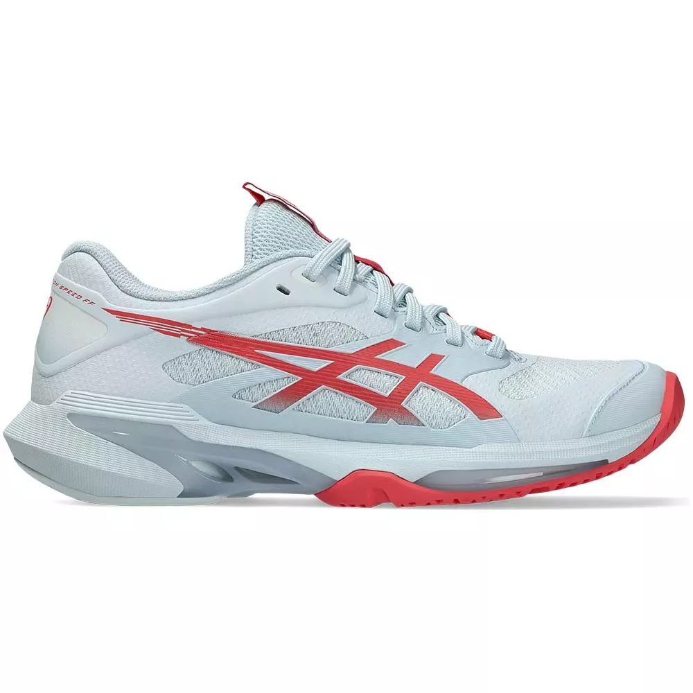 Asics Gel Solution Speed FF 4 Tennisschuhe Damen Pastellblau / Rot