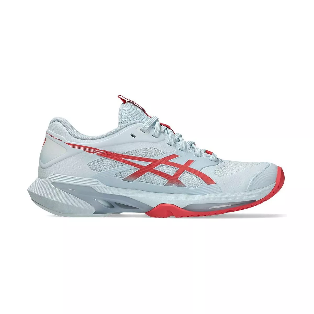 Asics Gel Solution Speed FF 4 Tennisschuhe Damen Pastellblau / Rot