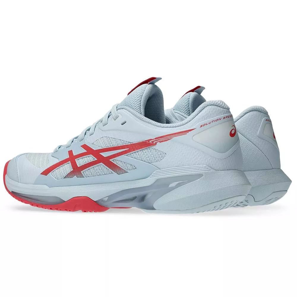 Asics Gel Solution Speed FF 4 Tennisschuhe Damen Pastellblau / Rot