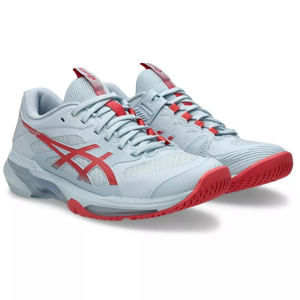 Asics Gel Solution Speed FF 4 Tennisschuhe Damen Pastellblau / Rot