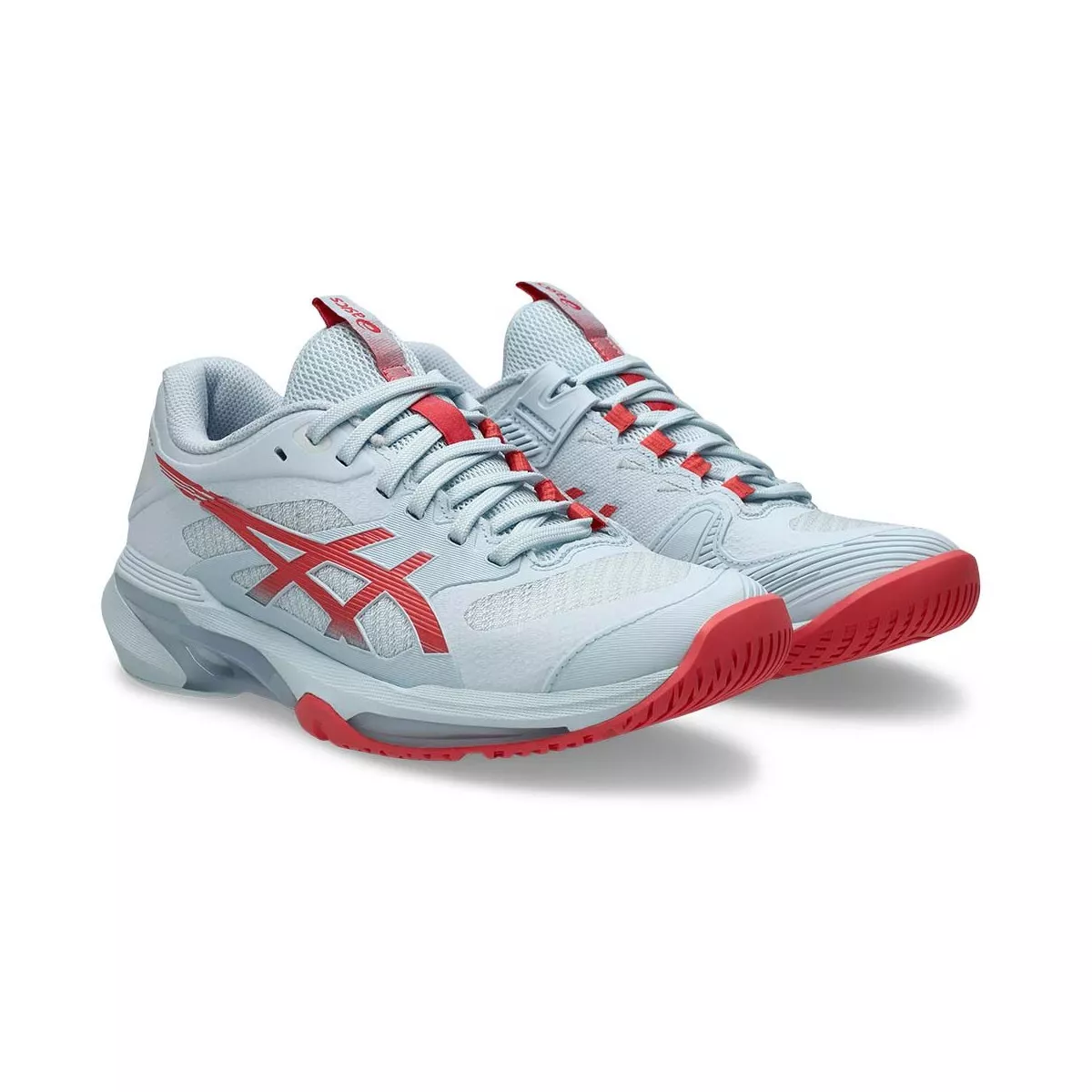Asics Gel Solution Speed FF 4 Tennisschuhe Damen Pastellblau / Rot