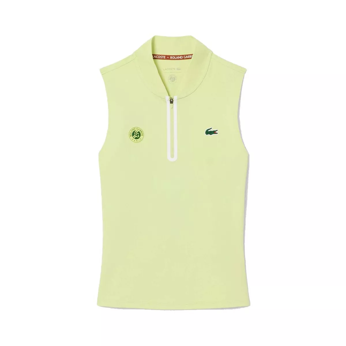 Lacoste Roland Garros Poloshirt Damen &auml;rmellos Gr&uuml;n