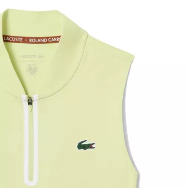Lacoste Roland Garros Poloshirt Damen &auml;rmellos Gr&uuml;n
