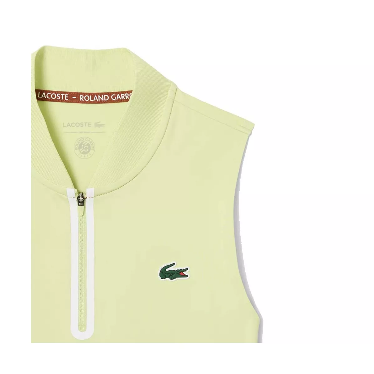 Lacoste Roland Garros Poloshirt Damen &auml;rmellos Gr&uuml;n