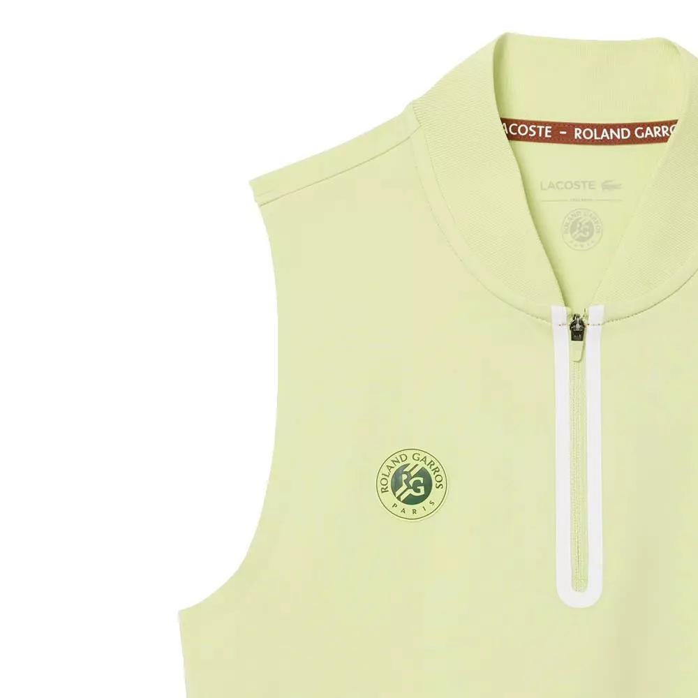 Lacoste Roland Garros Poloshirt Damen &auml;rmellos Gr&uuml;n