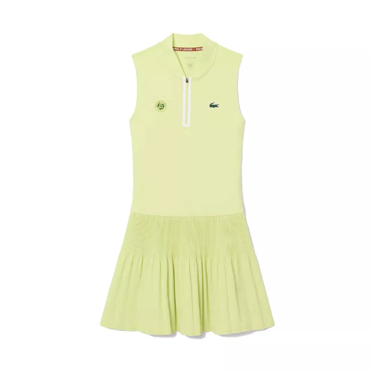 Lacoste Tennis Roland Garros Kleid Gr&uuml;n