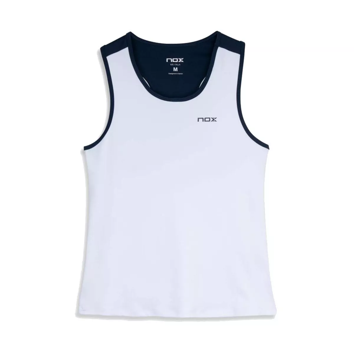 Nox Team 26 Padel Tanktop Damen Wei&szlig; / Marineblau
