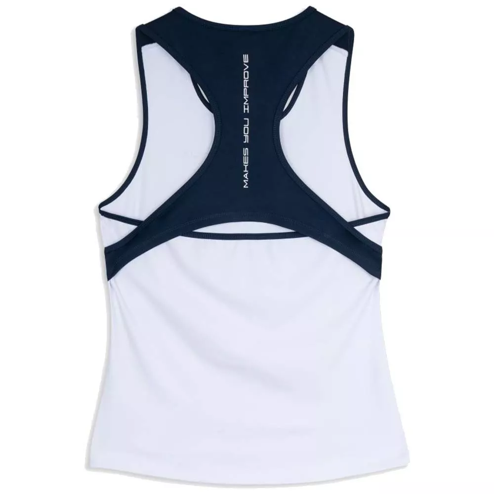 Nox Team 26 Padel Tanktop Damen Wei&szlig; / Marineblau
