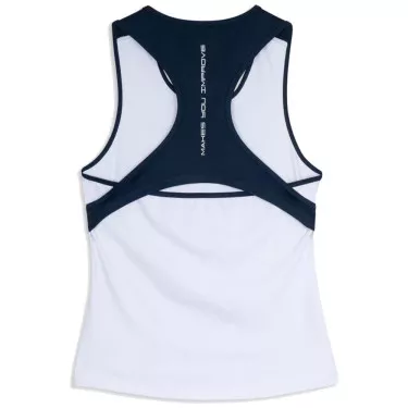 Nox Team 26 Padel Tanktop Damen Wei&szlig; / Marineblau