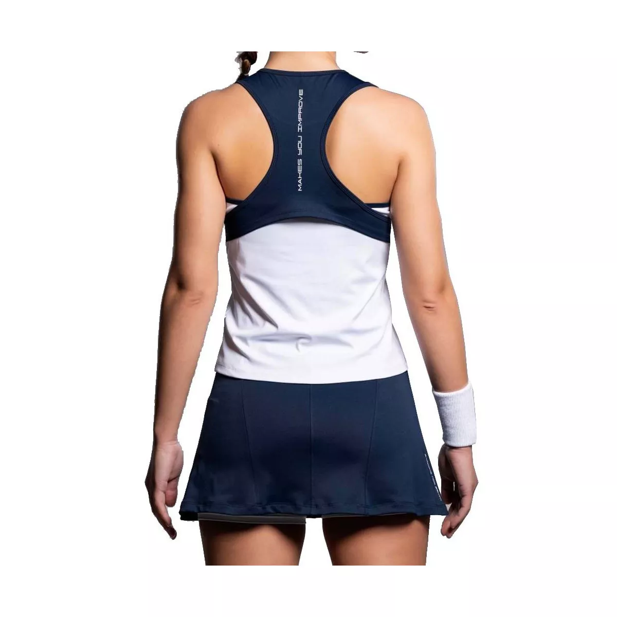 Nox Team 26 Padel Tanktop Damen Wei&szlig; / Marineblau