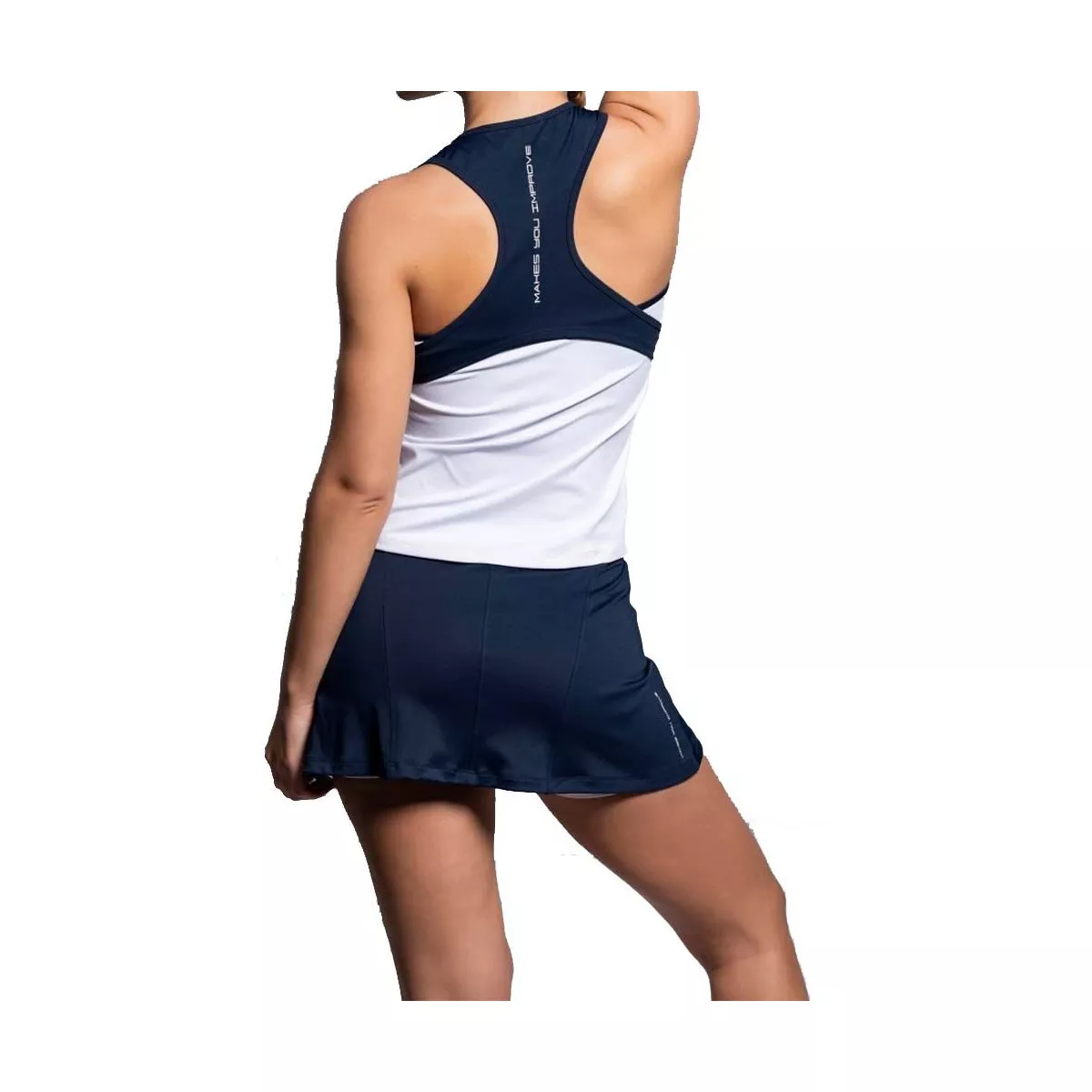 Nox Team 26 Padel Tanktop Damen Wei&szlig; / Marineblau