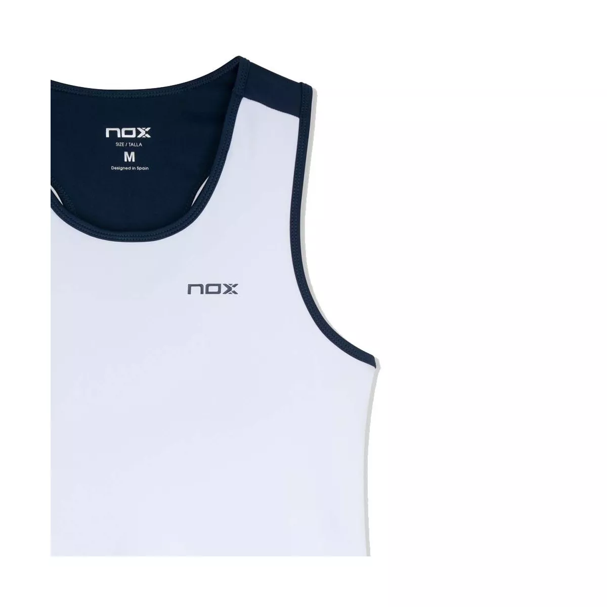 Nox Team 26 Padel Tanktop Damen Wei&szlig; / Marineblau