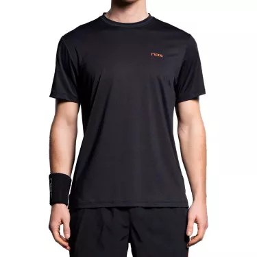 Nox Team 26 Padel T-Shirt Schwarz