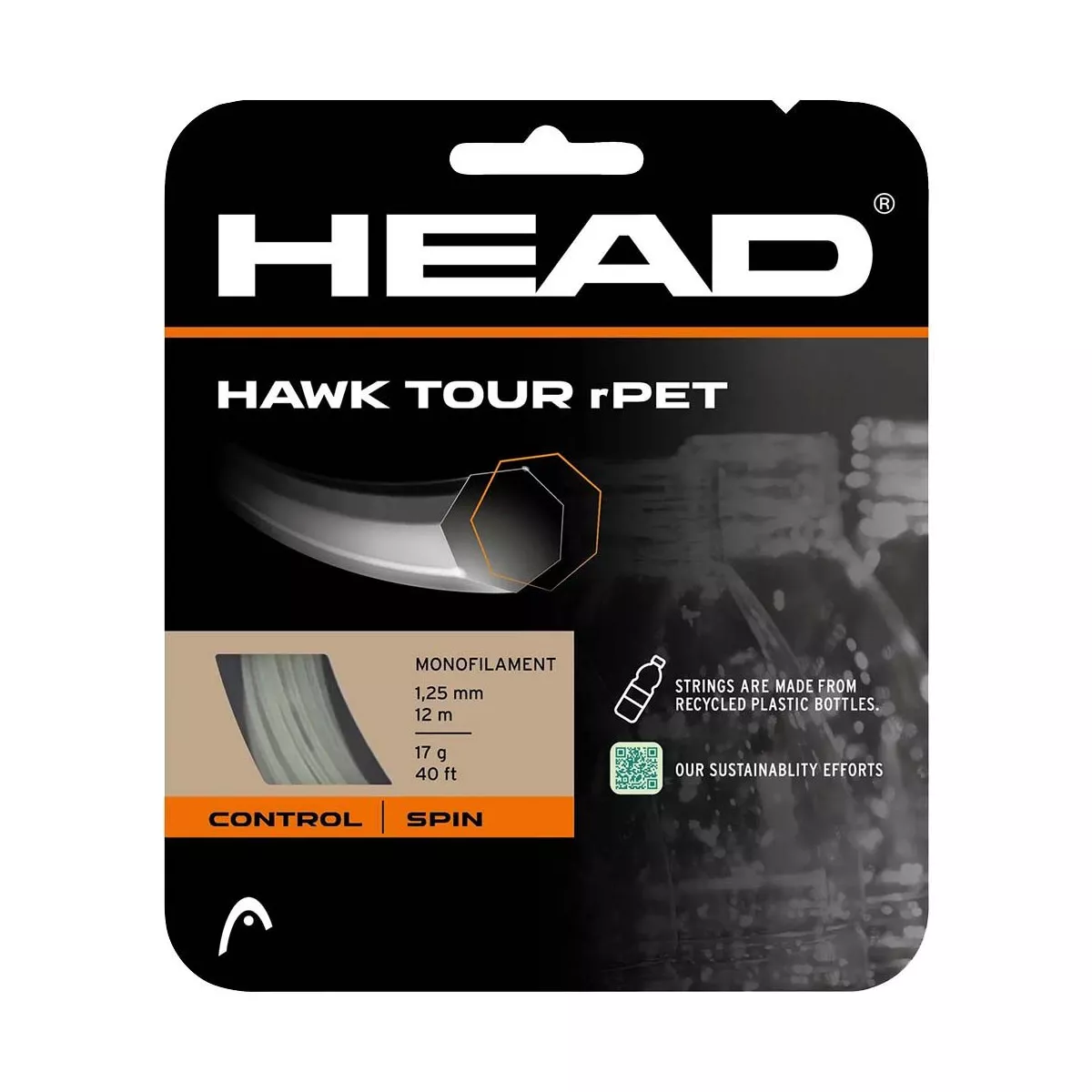 Head Hawk Tour rPET Tennissaite 12 m