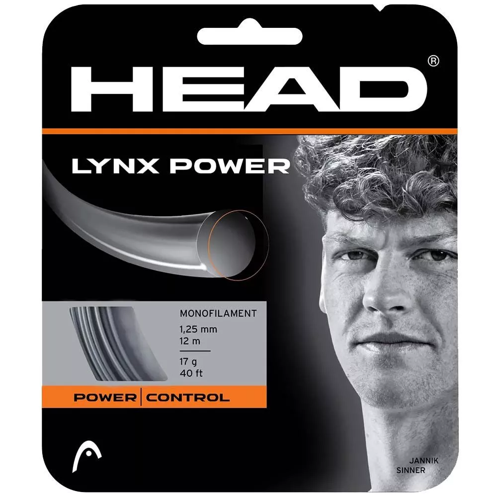 Head Lynx Power Tennissaite Grau 12 m