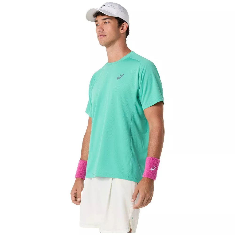 Asics Game SS T-Shirt Herren Gr&uuml;n