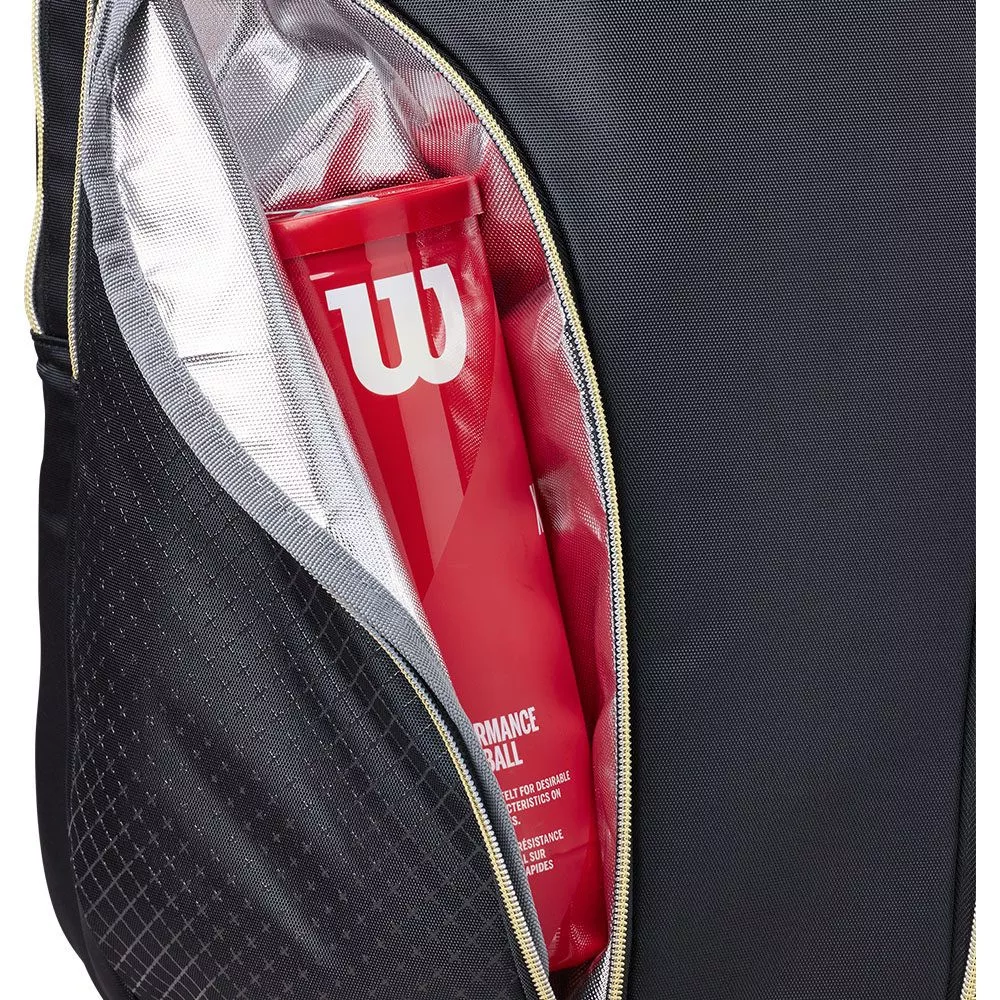 Wilson Defy V1 Padel-Rucksack Schwarz / Gold