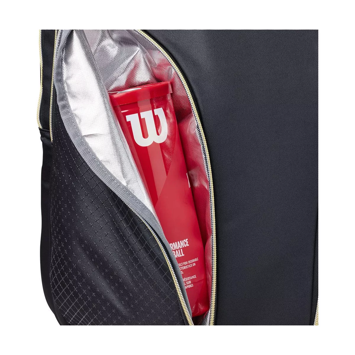 Wilson Defy V1 Padel-Rucksack Schwarz / Gold