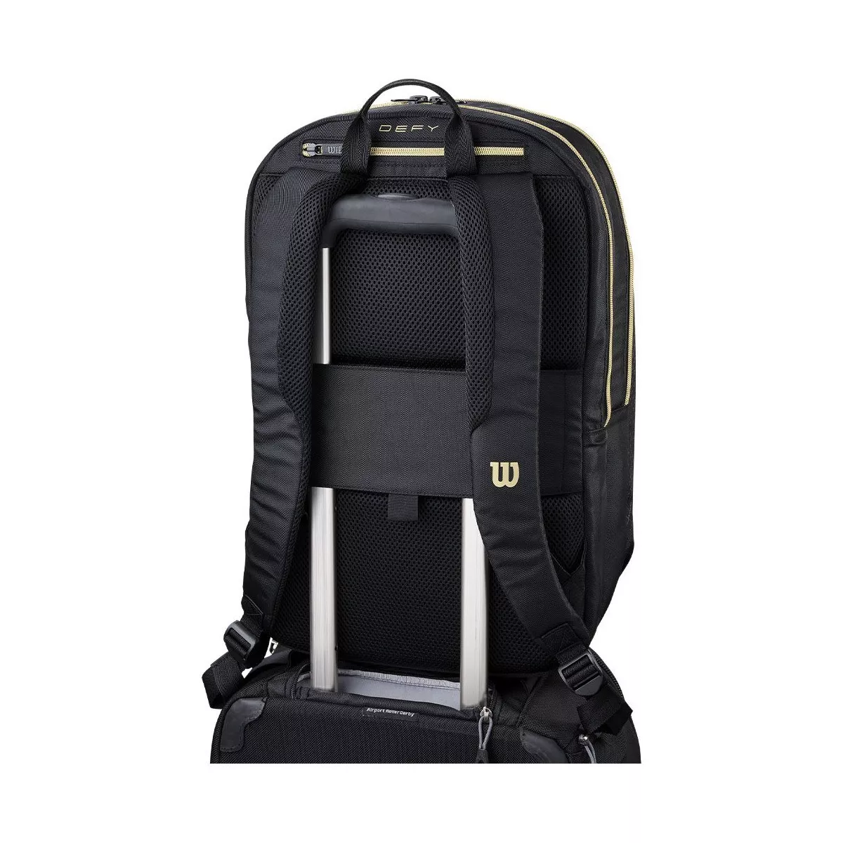 Wilson Defy V1 Padel-Rucksack Schwarz / Gold