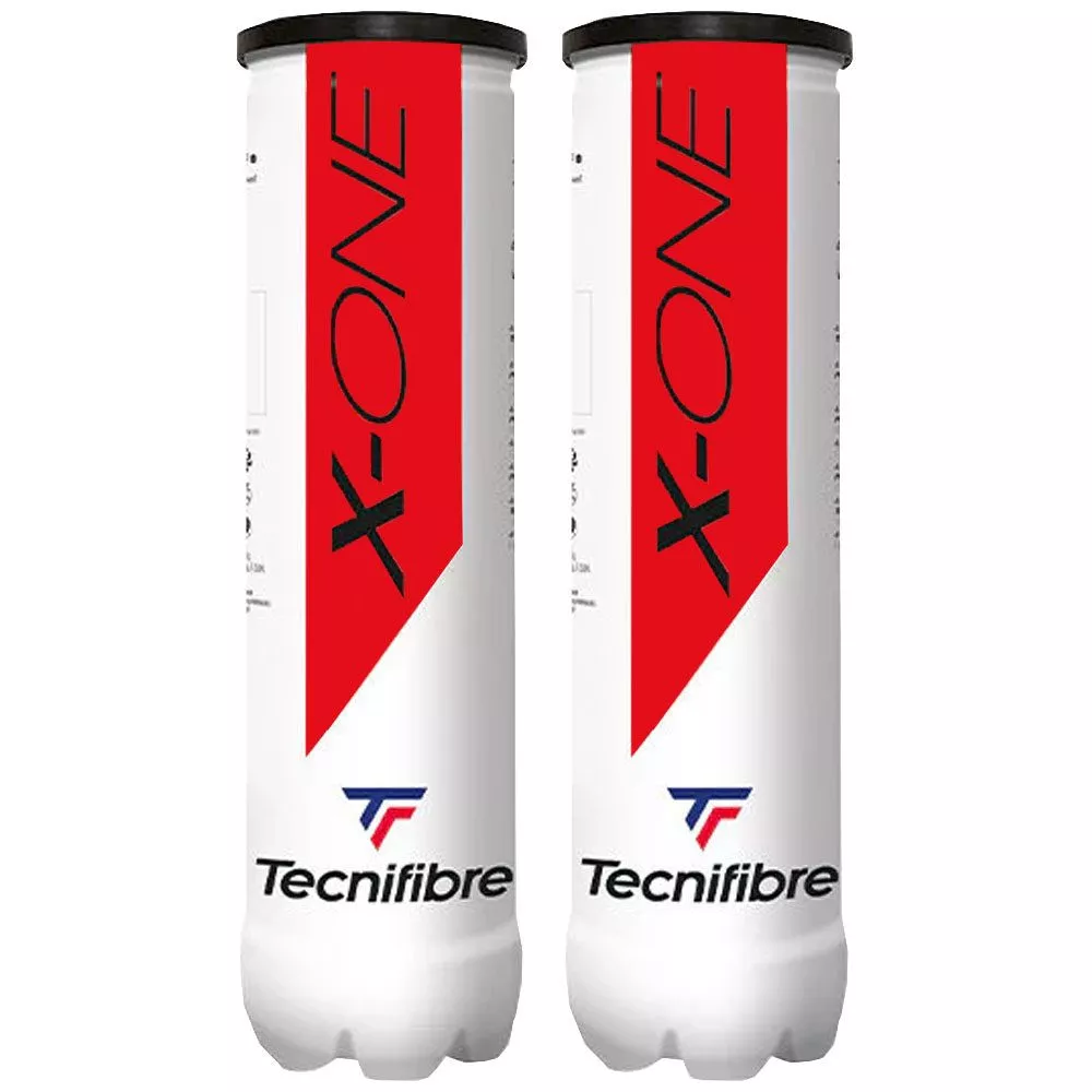 Tecnifibre X-One Tennisb&auml;lle Doppelpack (2 x 4er-Dose)