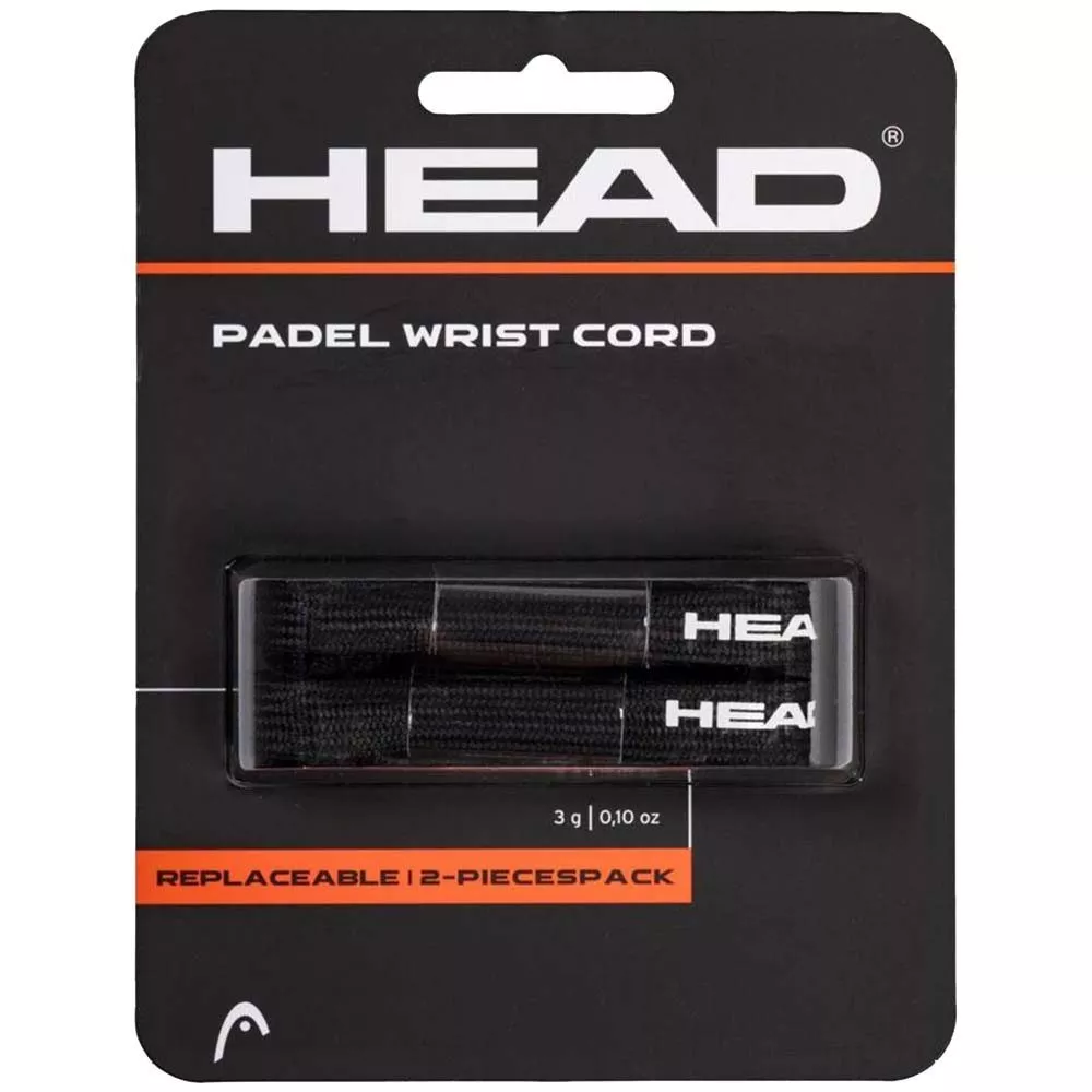 Head Padel Wrist Handgelenkschlaufe 2er-Pack Schwarz