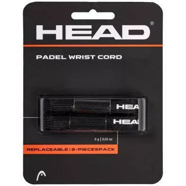 Head Padel Wrist Handgelenkschlaufe 2er-Pack Schwarz