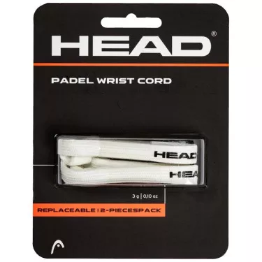 Head Padel Wrist Handgelenkschlaufe 2er-Pack Wei&szlig;