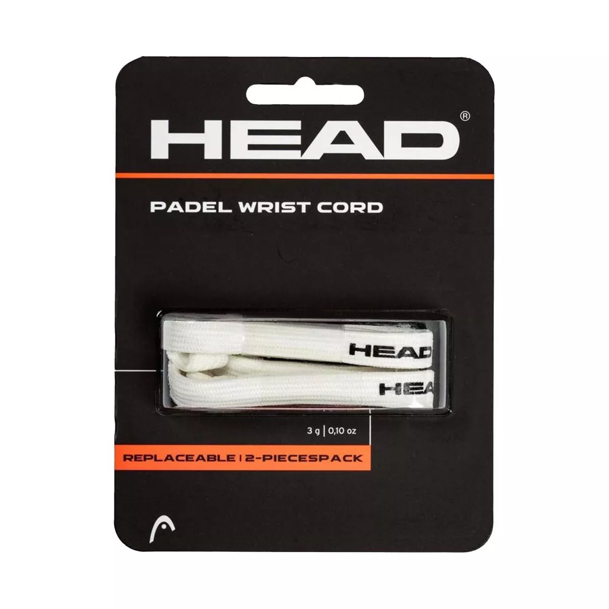 Head Padel Wrist Handgelenkschlaufe 2er-Pack Wei&szlig;