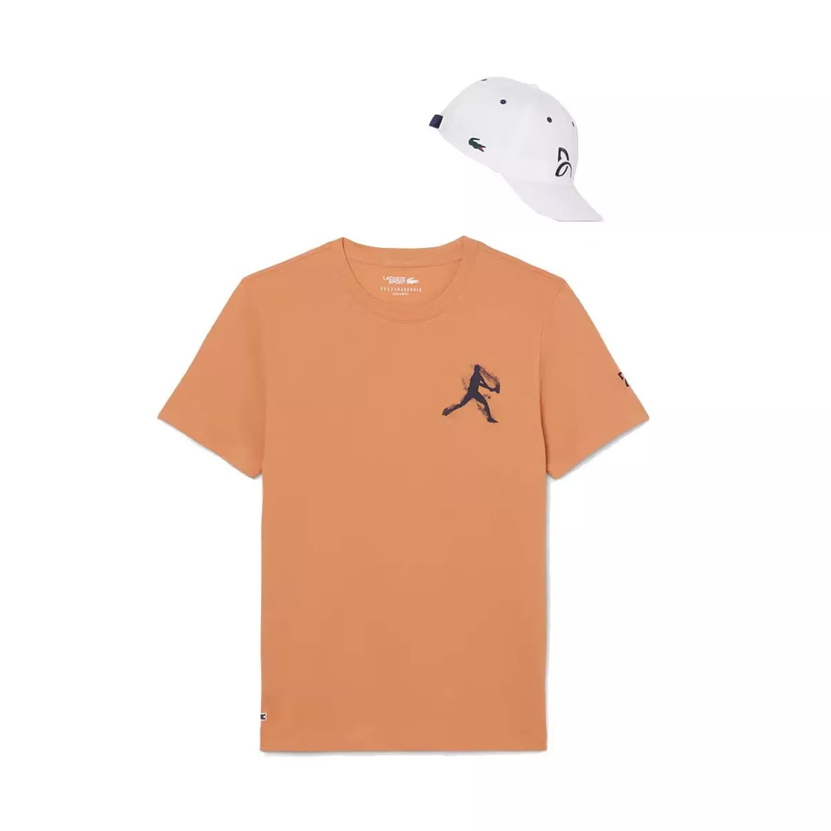 Lacoste Tennis x Novak Djokovic Set T-Shirt + Cap Orange